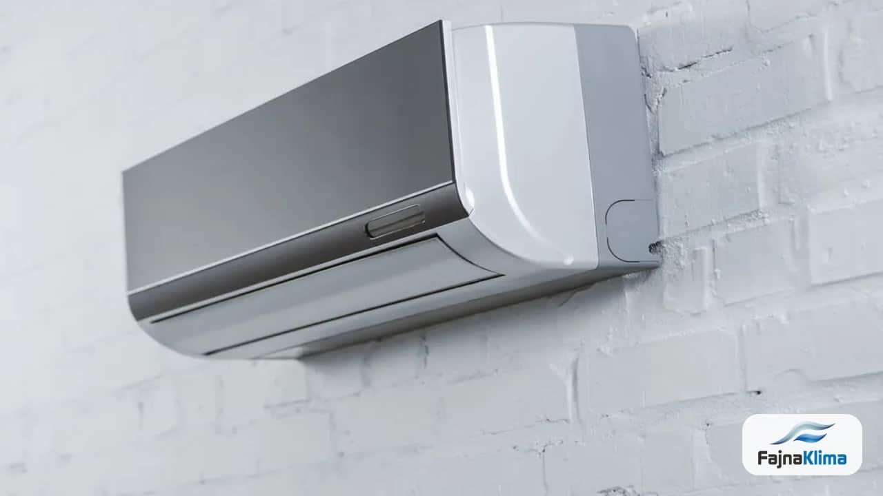 Designerski klimatyzator dopasowany do nowoczesnego salonu
